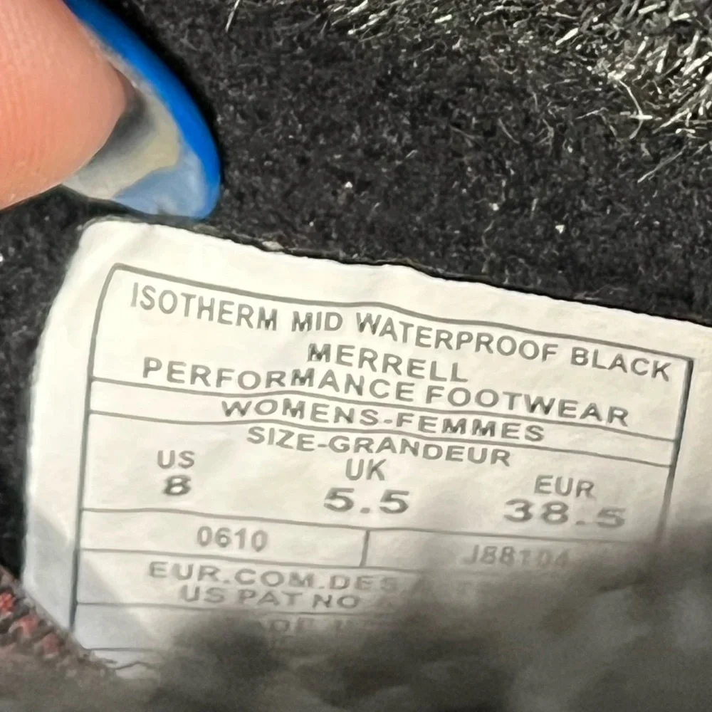 Merrell Women's Isotherm Mid Waterproof Winter Boots 200 Gram Insulation - Picture 6 of 6